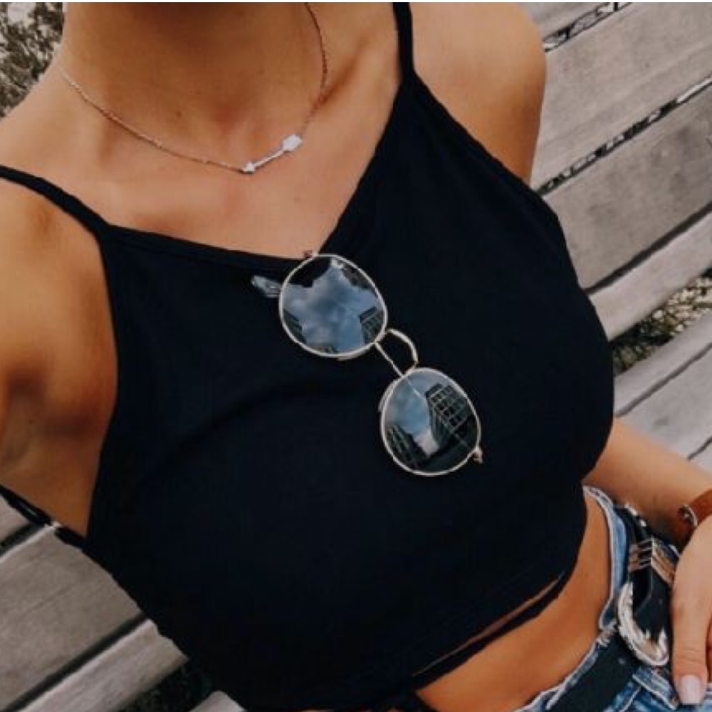 • aritzia • talulua manoa halter top